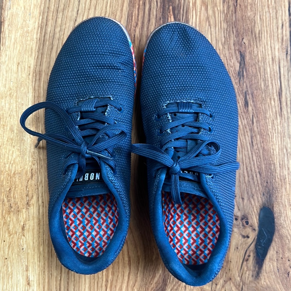 NoBull navy confetti trainers women’s 10/ men’s 8.5